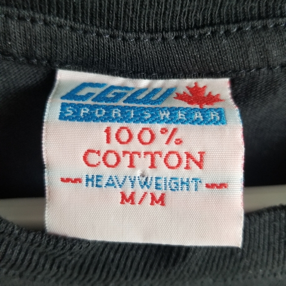 EDMONTON FOOTBALL TEAM MENS BLACK MEDIUM TSHIRT - Picture 3 of 5